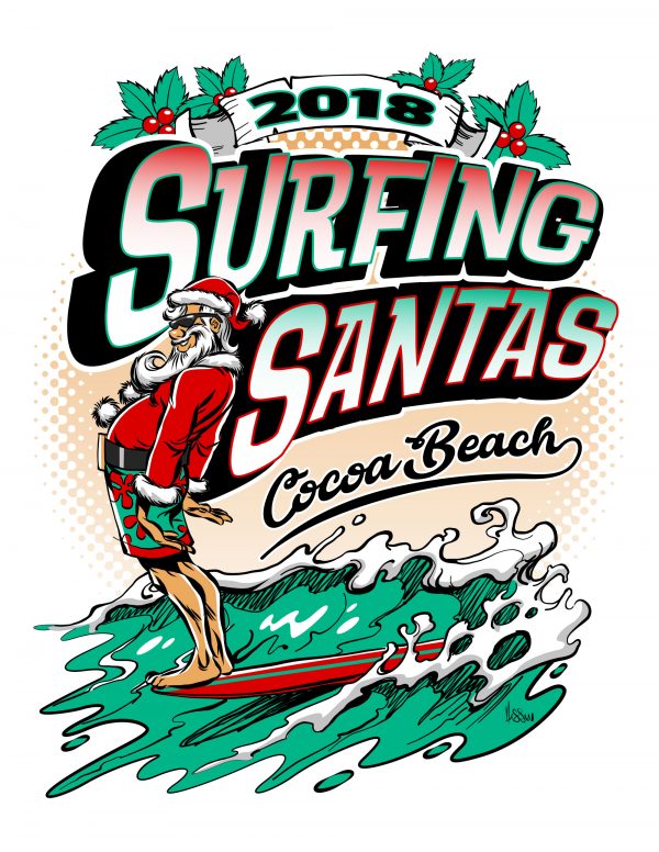 2018 Surfing Santas of Cocoa Beach - Florida Surf Museum